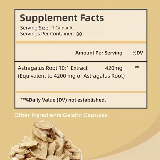 Premium Root Astragalus Capsules